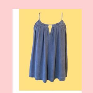 Skin-Women’s 100% cotton tank top  Size S/M loose flowing top. SKU-A-1